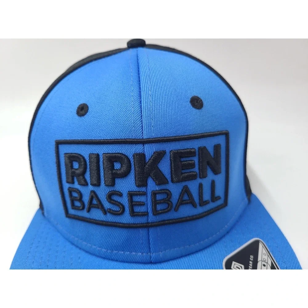 Ripken Baseball Snapback Hat Cap‎ Polyester Blend Outdoors Men Women Blue Black